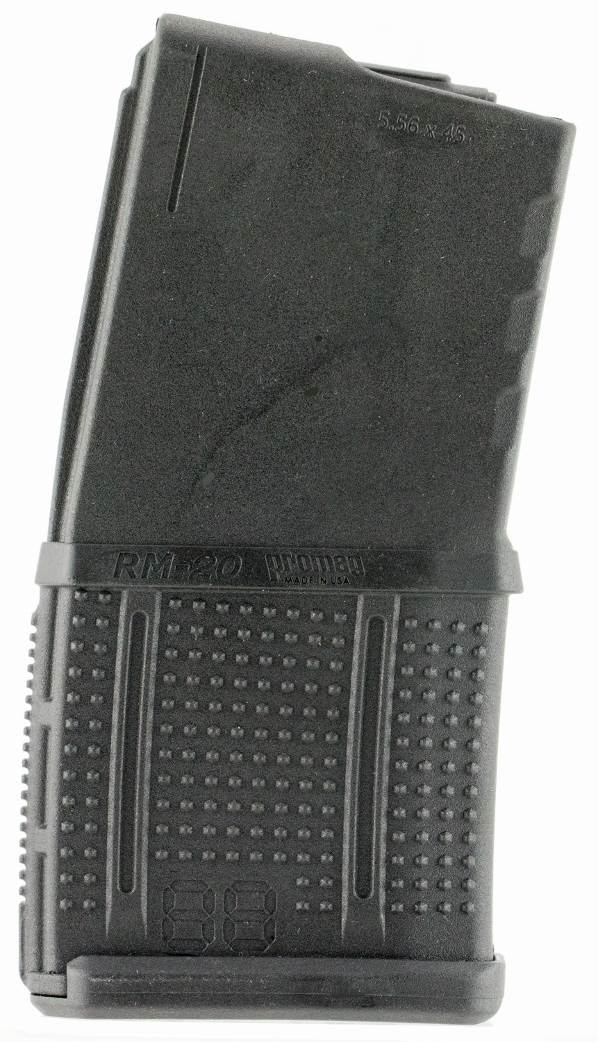 ProMag RM20 20rd Capacity 5.56x45mm AR-15 Black Polymer Magazine with Roller Follower