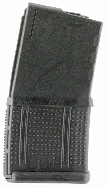 ProMag RM20 20rd Capacity 5.56x45mm AR-15 Black Polymer Magazine with Roller Follower