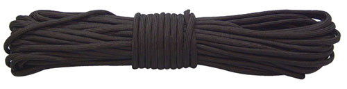 Red Rock 550 Parachute Cord Black 100 Feet 7 Strand