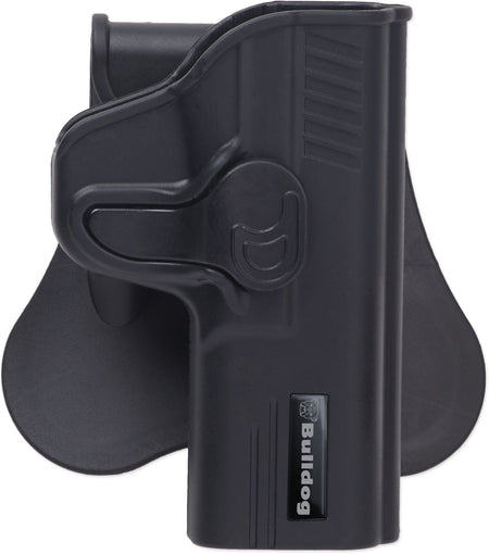 Bulldog RRG27 Glock 26/27/33 Rapid Release Polymer Outside Waistband Paddle Holster Black RH