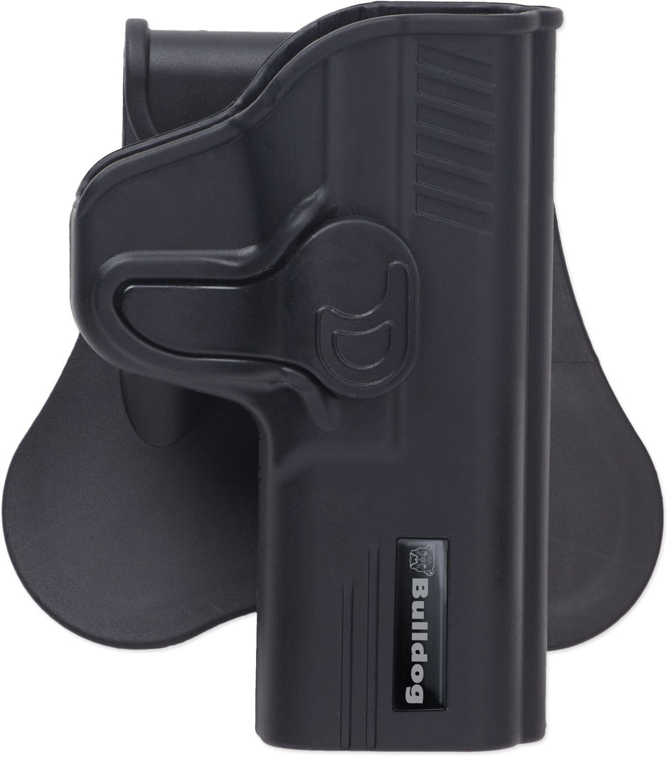 Bulldog RRG43 Glock 43 Rapid Release Polymer Outside Waistband Paddle Holster Black Right Hand