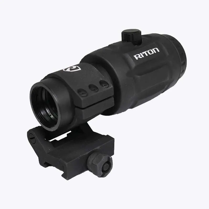 Riton X1 Tactix Mag 3x SFP Magnifier Optic HD Glass 30mm Tube 2-Position Mount