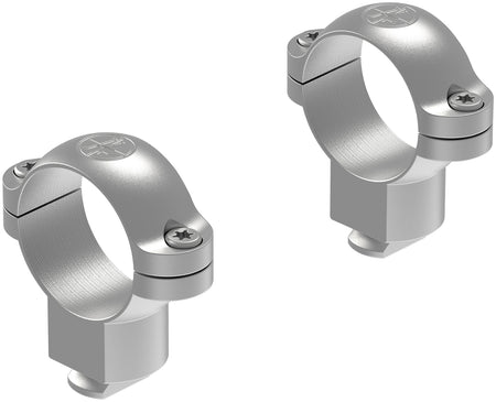 Leupold 51730 Dual Dovetail Ring Mounts Silver 1-Inch High Profile