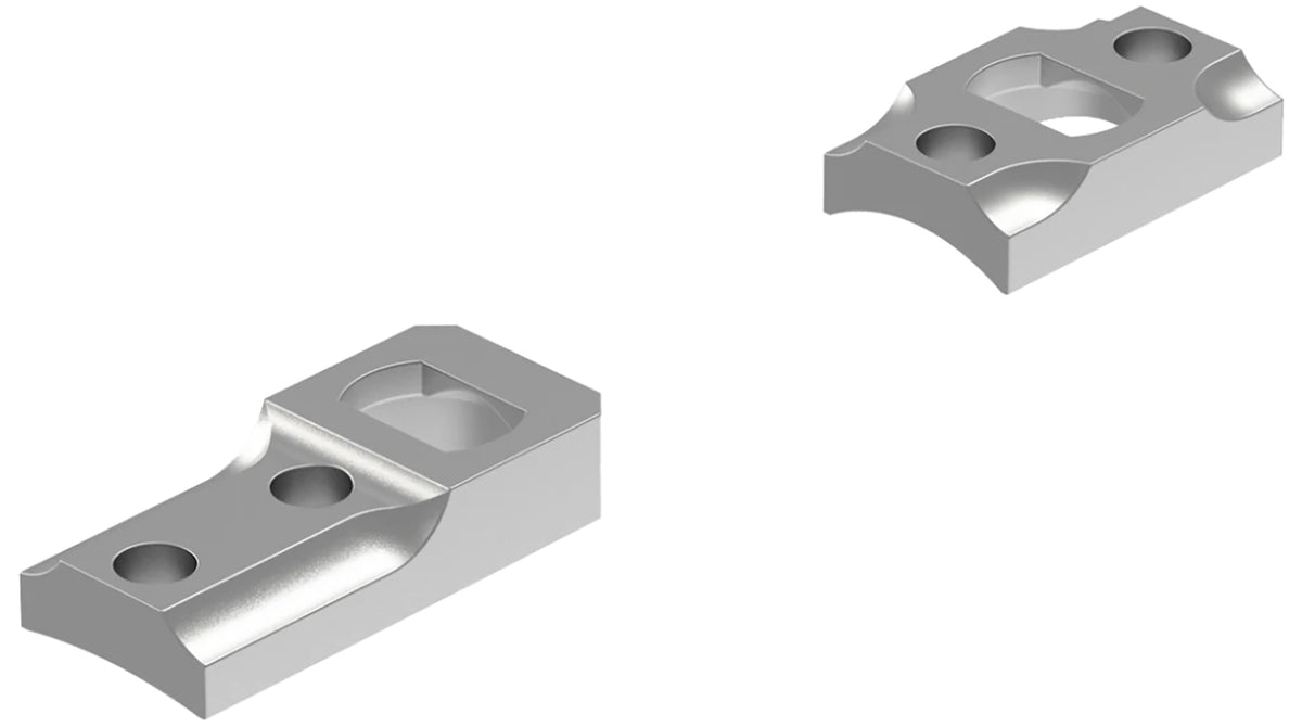 Leupold 51727 Silver Dual Dovetail Scope Base Set Remington 700