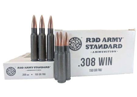 Century Arms RED ARMY STANDARD Target Shooting .308 Win / 7.62x51mm 150 grain Full Metal Jacket ammunition