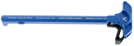 Strike Industries AR-15 Charging Handle w/ Extended Latch – Blue Anodized