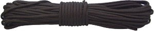 Red Rock 550 Parachute Cord Black 50 Feet 7 Strand