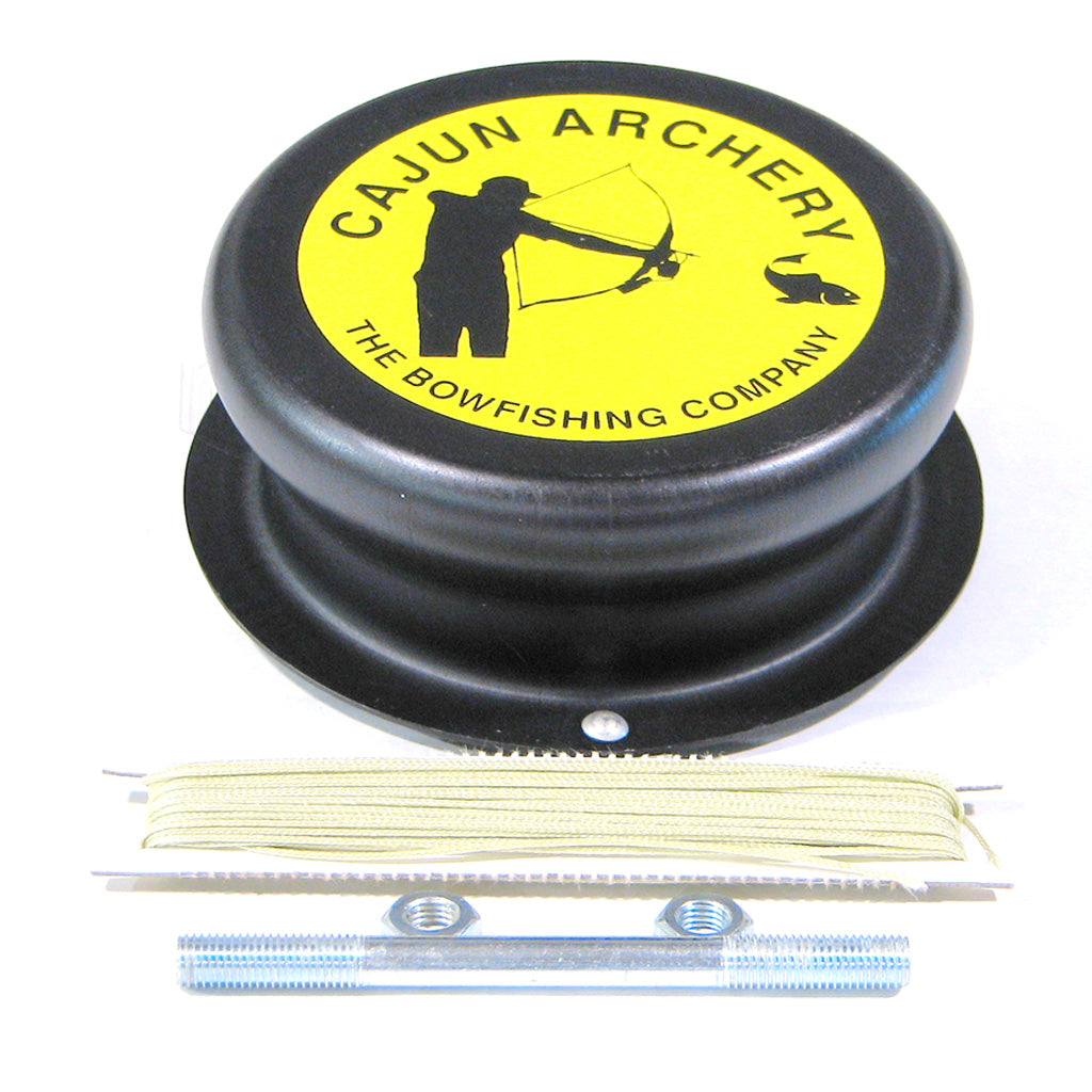 Cajun 5 in. Drum Bowfishing Reel Includes 50 ft. of 80 lb. Braided Line