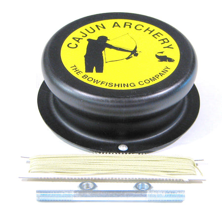Cajun 5 in. Drum Bowfishing Reel Includes 50 ft. of 80 lb. Braided Line