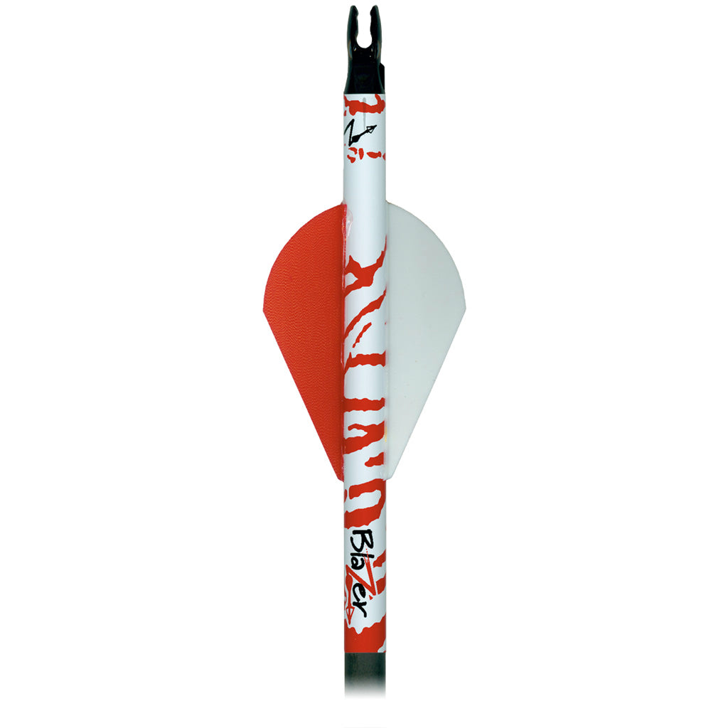 Bohning 4 in. Blazer Arrow Wraps White Red Tiger 13 pk.