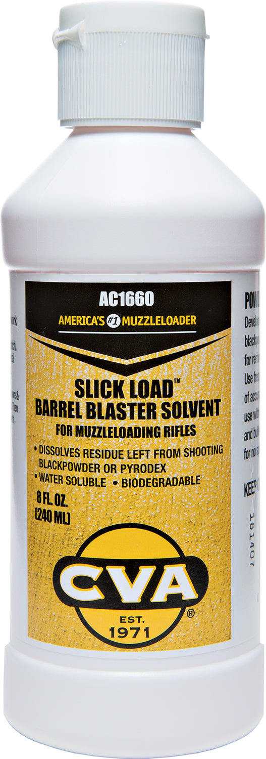 CVA AC1660 8 oz Slick Load Barrel Blaster Squeeze Bottle Black Powder Fouling Lube