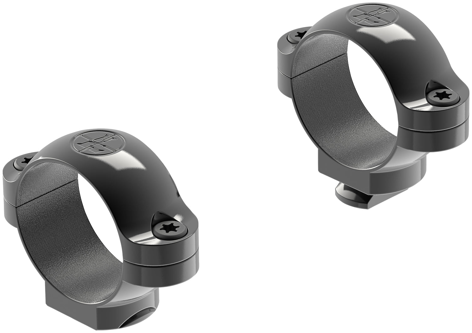 Leupold 49897 Standard Ring Mounts 1-Inch Low Black Gloss Finish