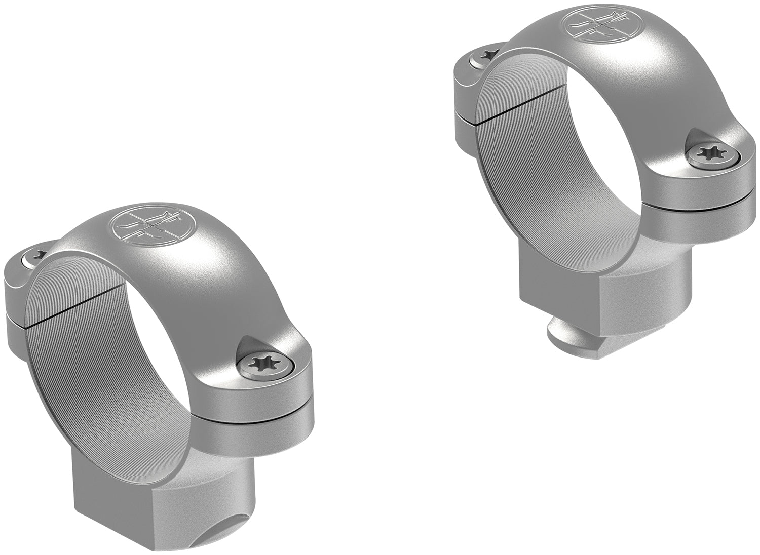 Leupold 49902 Standard Ring Mounts 1-Inch Medium Silver Finish