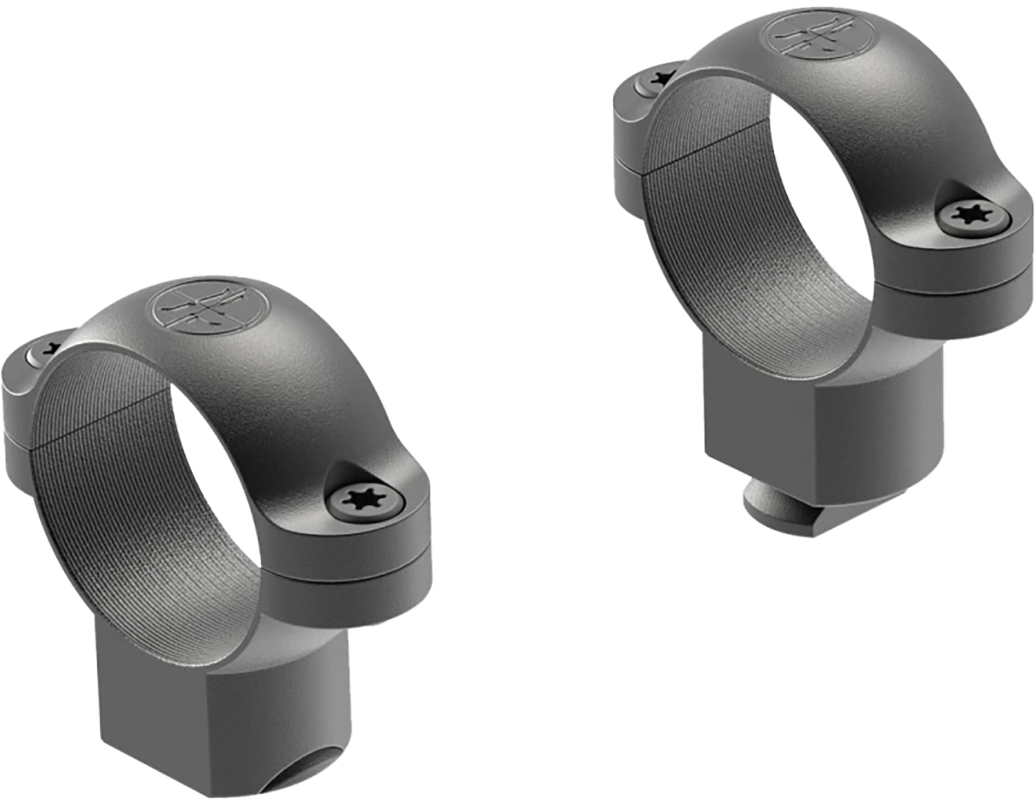 Leupold 49904 Standard Ring Mounts 1-Inch High Matte Black Finish