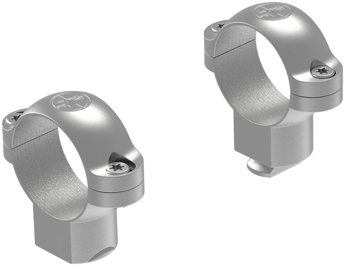 Leupold 49905 Standard Ring Mounts 1-Inch High Silver Finish