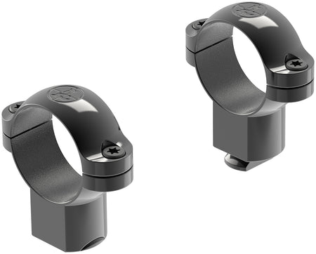 Leupold 49906 Standard Ring Mounts 1-Inch Super High Black Gloss Finish