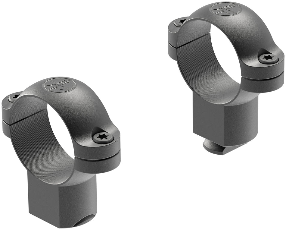 Leupold 49907 Standard Ring Mounts 1-Inch Super High Matte Black Finish