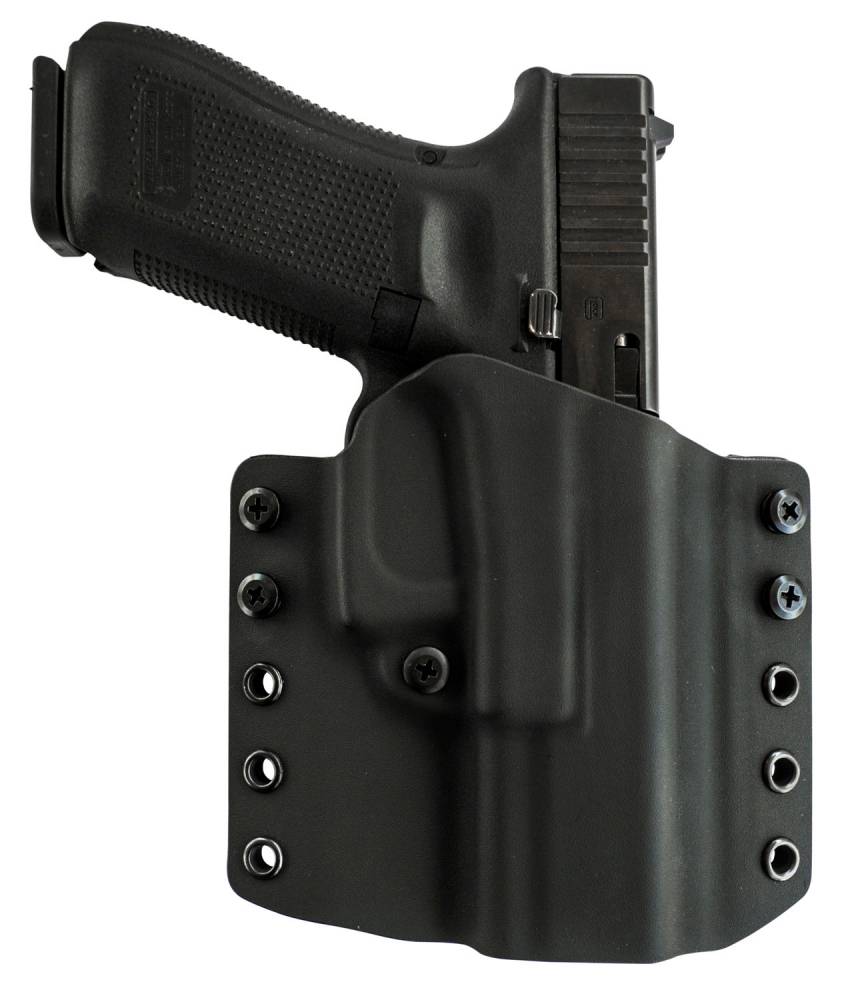 Comp-Tac Warrior Kydex OWB Holster Glock 17 Generation 5 RH Black