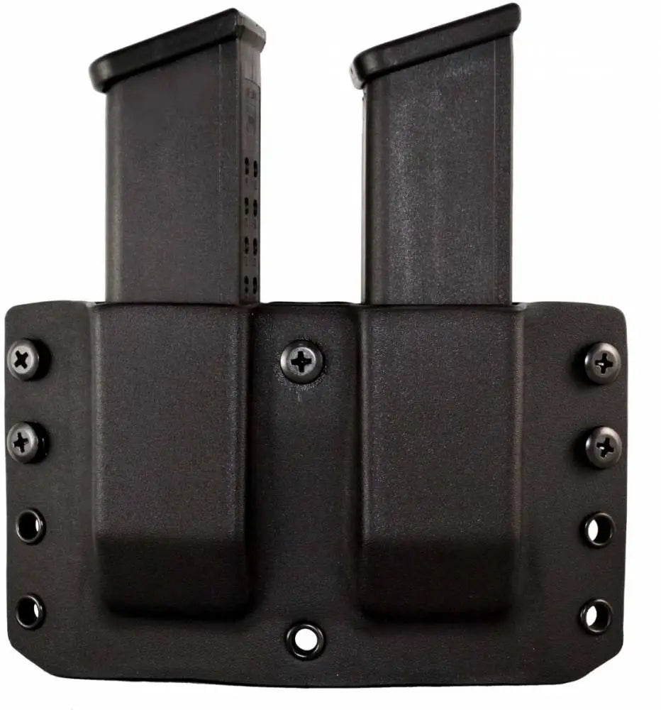 Comp-Tac Twin Warrior Kydex OWB Double Mag Pouch #11 Fits Beretta CZ SIG XD PPQ Black