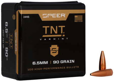Speer TNT 6.5 Creedmoor 90gr Jacketed Hollow Point Bullets 100 Per Box