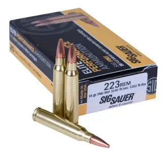 SIG Sauer .223 Remington 55gr FMJ Elite Ball Ammo