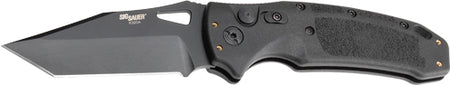 Hogue K320A Nitron Auto Folder Tanto 3.5" Black Polymer Frame