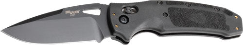 Hogue SIG K320 Nitron Folding Knife 3.5" Able Lock Drop Point Blade Black