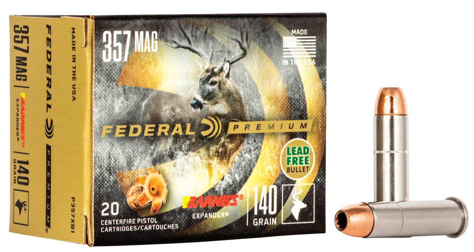 Federal Premium Barnes Expander BRX 140 Grain .357 Magnum 1400 fps