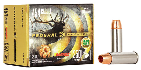 Federal Premium XPB .454 Casull 250 grain Barnes Expander BRX ammunition