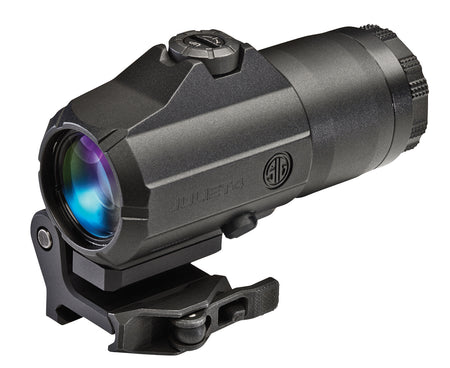 Sig Sauer SOJ41001 Juliet4 Black 4x24mm Firearm Magnifier with Quick Release Side Mount