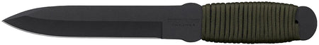 Cold Steel True Flight Thrower 6.75" Fixed Spear Point 1055 Carbon Steel Blade w/ Paracord Wrap OD Handle