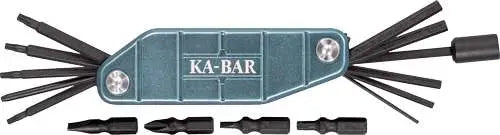 KA-BAR Multi-Tool 15-Piece Kit in Aqua Blue