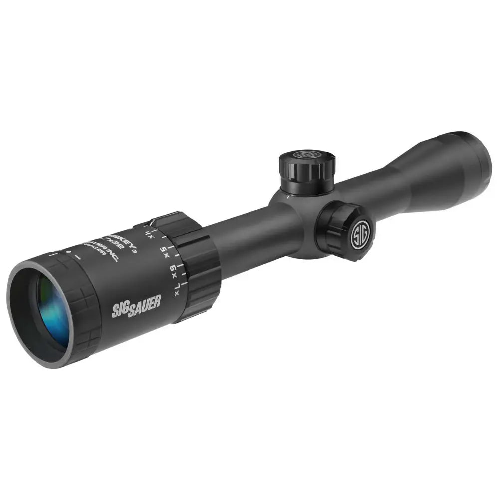 SIG Sauer Whiskey 3 2-7x 32mm BDC1 Quadplex SFP Reticle Black Rifle Scope 0.5 MOA