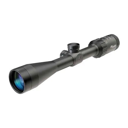 SIG Sauer Whiskey 3 3-9x 40mm Hellfire Quadplex SFP Illuminated Reticle Black Rifle Scope