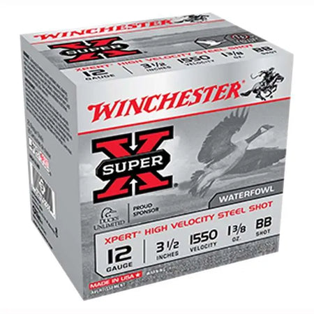 Winchester XPERT STEEL HIgh Velocity Value Pack Shotgun Ammo 12 Gauge 3.5 in 1-3/8 oz BB