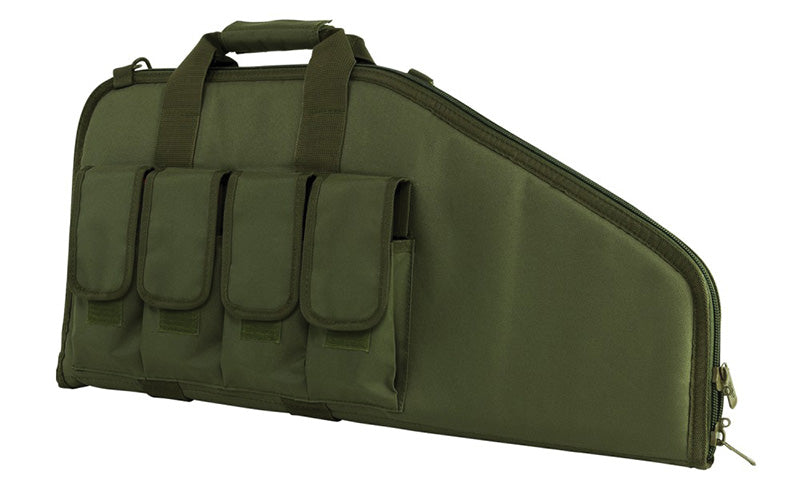 Vism AR/AK SubGun Tactical Pistol Carry Case 28" Lockable Green