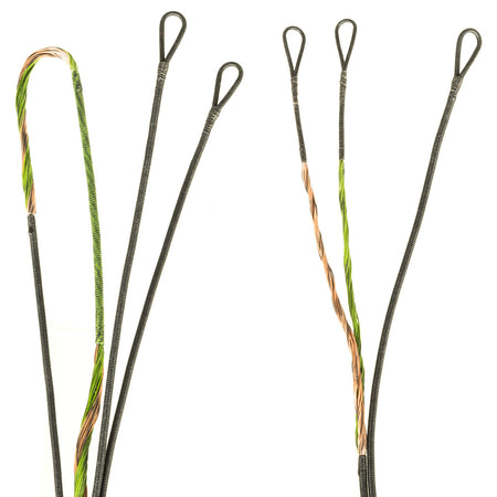 FirstString Premium Compound Bow String Kit Green/Brown Mathews DXT