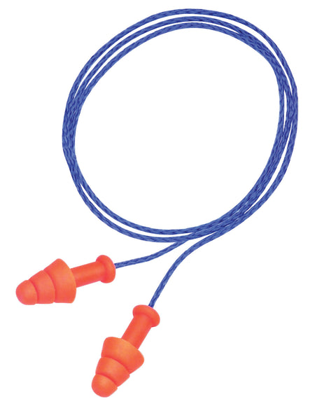 Howard Leight R01520 Corded Smart Fit Foam Ear Plugs 25 dB Orange Adult 2-Pack