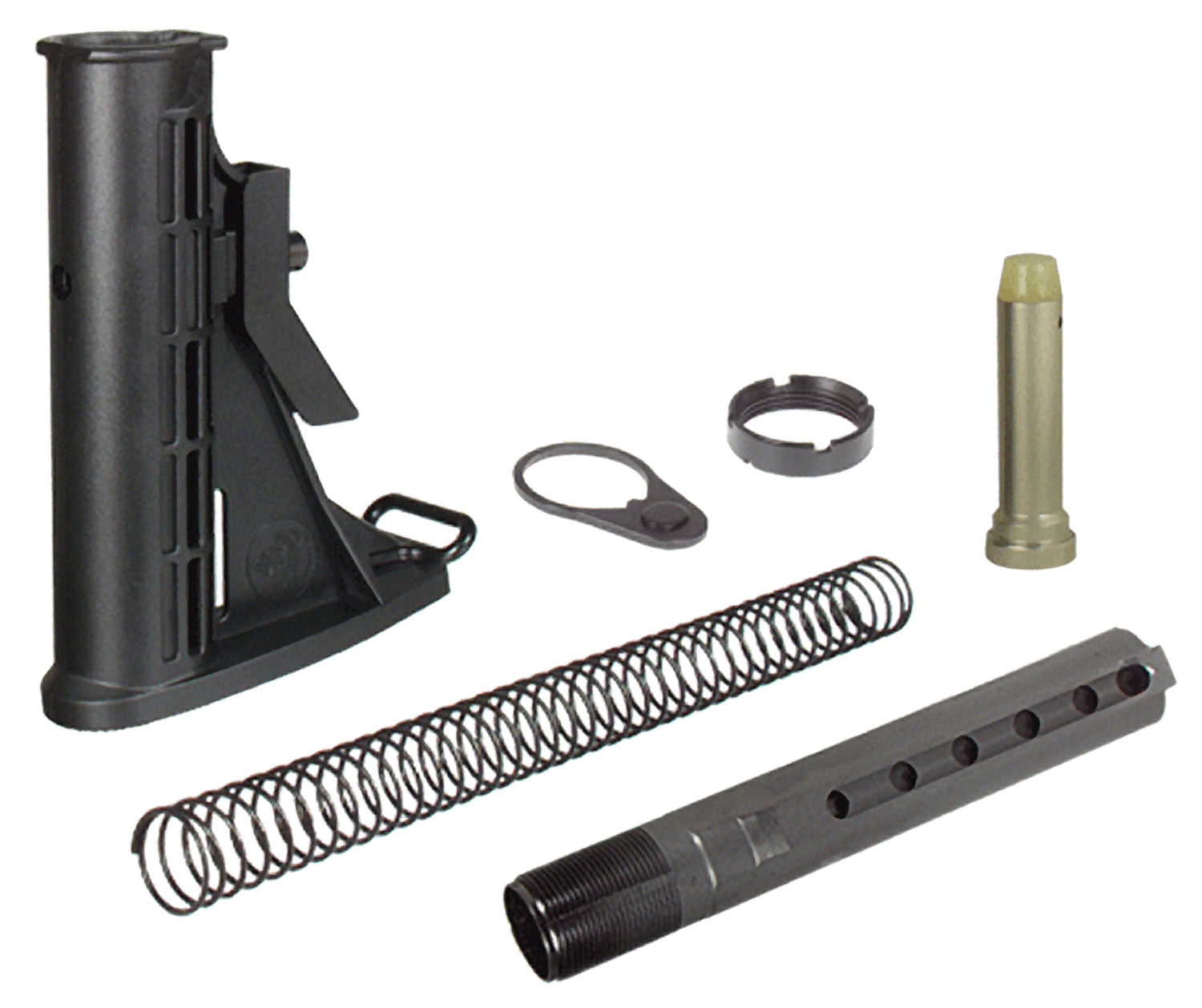 UTG Pro Mil-Spec 6-Position Stock Assembly AR-15/M16 Black with Buffer and Spring