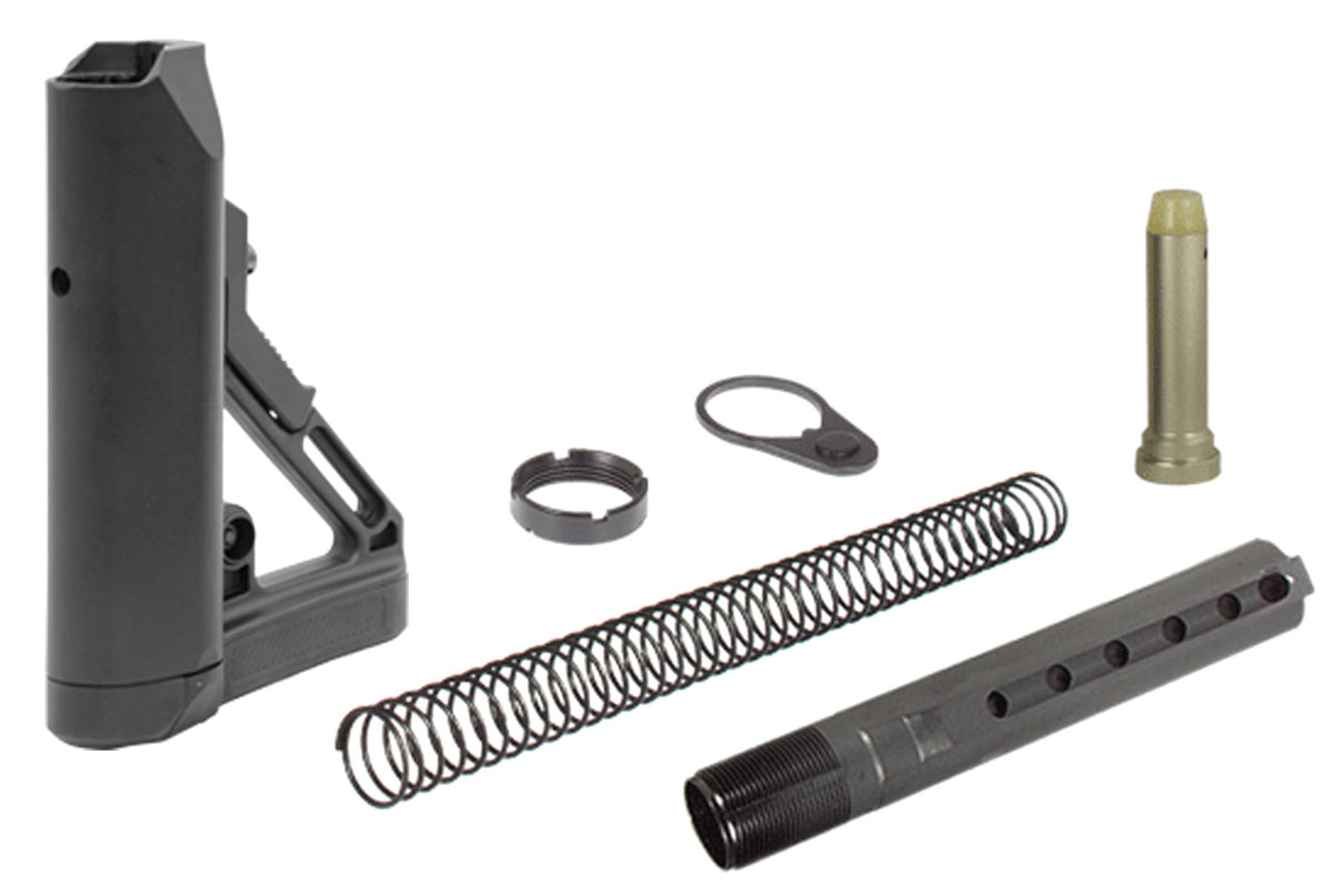 UTG Pro OPS Ready S1 AR-15/M16 Mil-Spec Stock Kit 6 Position Black Synthetic