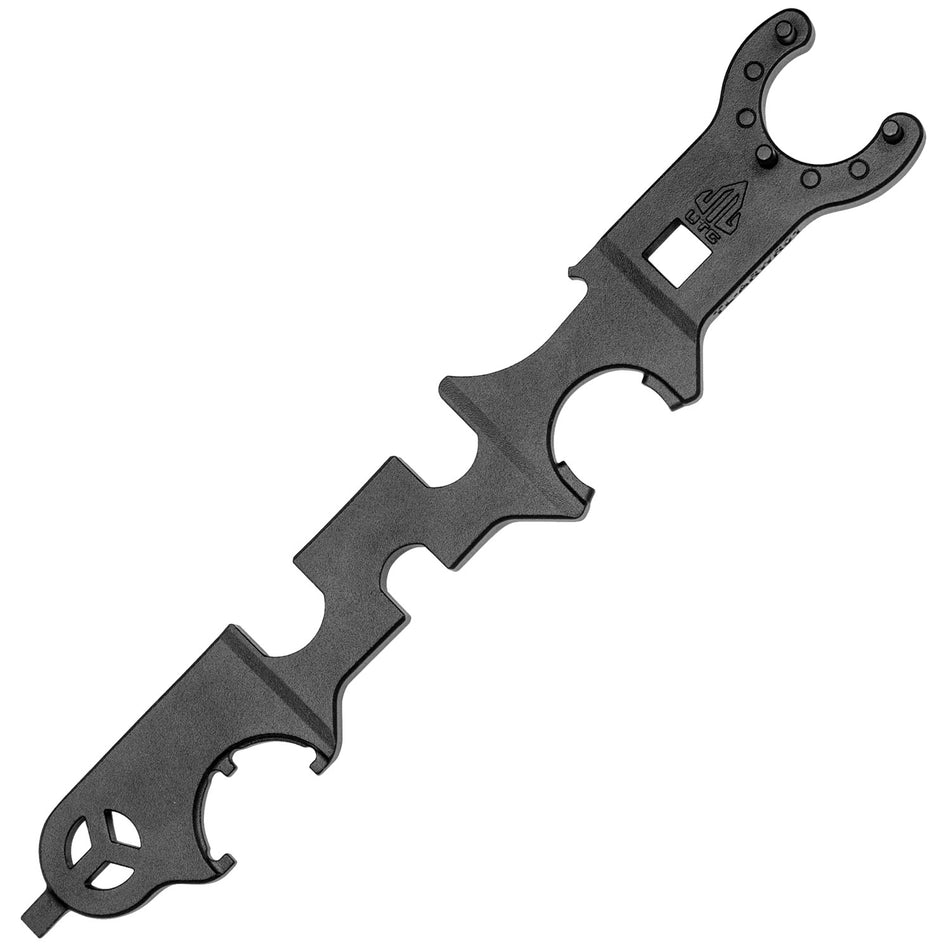 UTG TL-ARWR01 AR Platform Armorer's Combo Wrench Phosphate Steel, Compatible with 1/2" Torque Wrenches