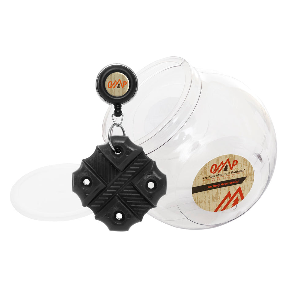 October Mountain Flex-Pull Black Arrow Puller with Spring Retractor, 10-Count Counter Display
