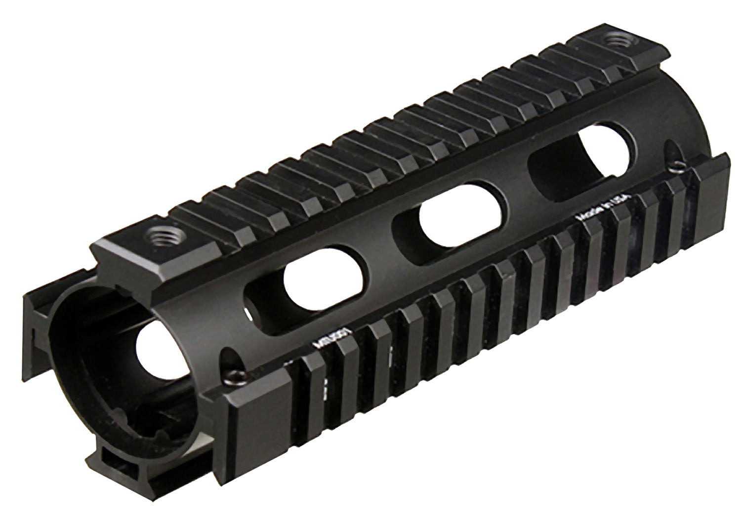 UTG Pro Carbine AR-15 Quad Rail Drop-In Handguard – Black Hardcoat Anodized Aluminum