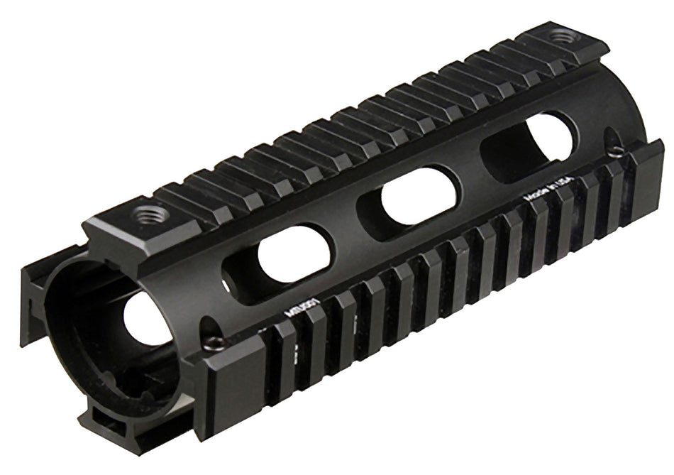 UTG Pro Carbine AR-15 Quad Rail Drop-In Handguard – Black Hardcoat Anodized Aluminum
