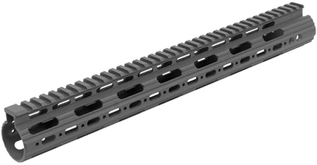 UTG Pro AR-15 Rifle 15" KeyMod Slim Free-Float Handguard with Picatinny Rail Black Anodized