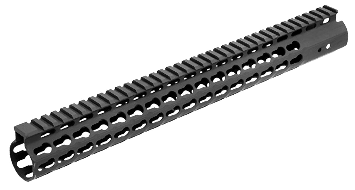 UTG Pro AR-15 Rifle 15" Free-Float KeyMod Handguard Octagonal Profile Black Anodized