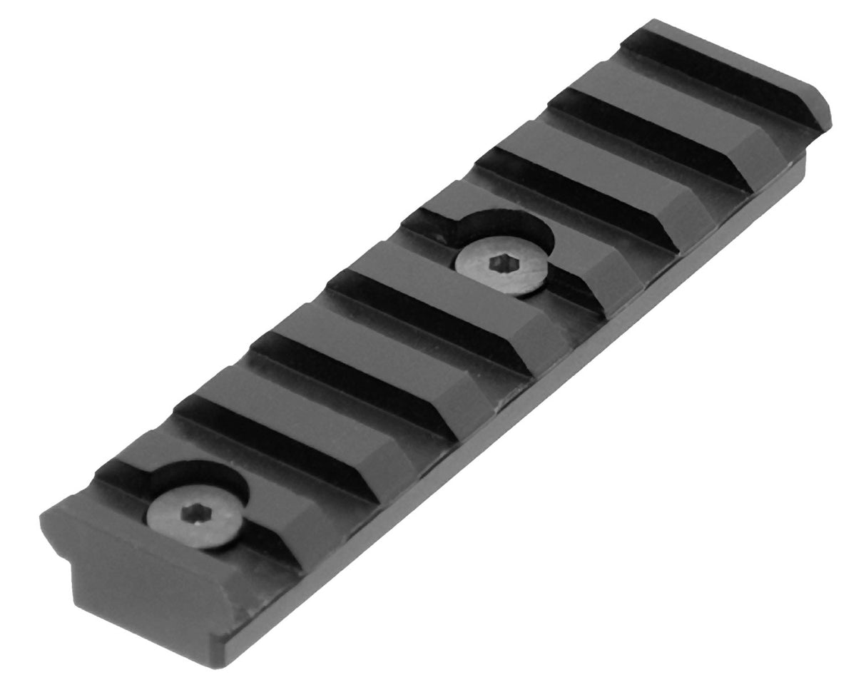 UTG Pro KeyMod Compatible 3.14 Inch Picatinny Rail 8 Slots Black