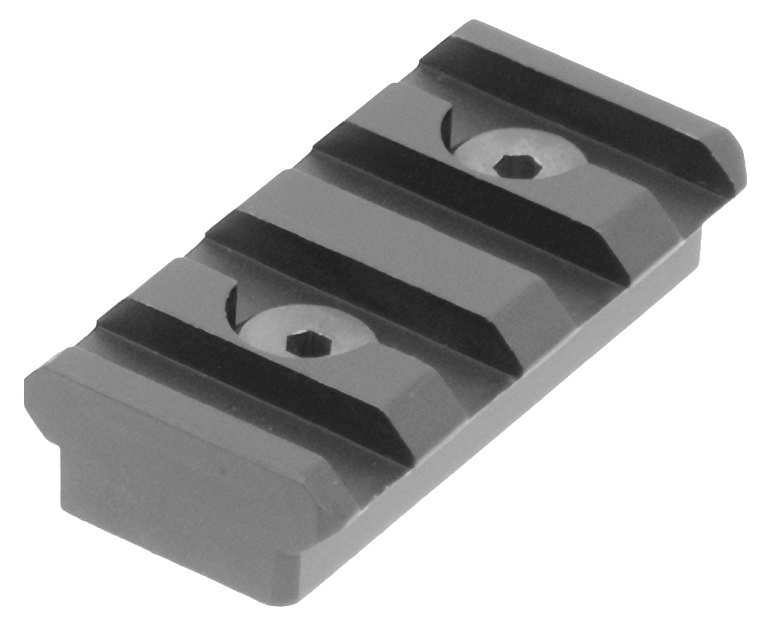 UTG Pro KeyMod Compatible 4-Slot Mil-Spec Picatinny Rail Black