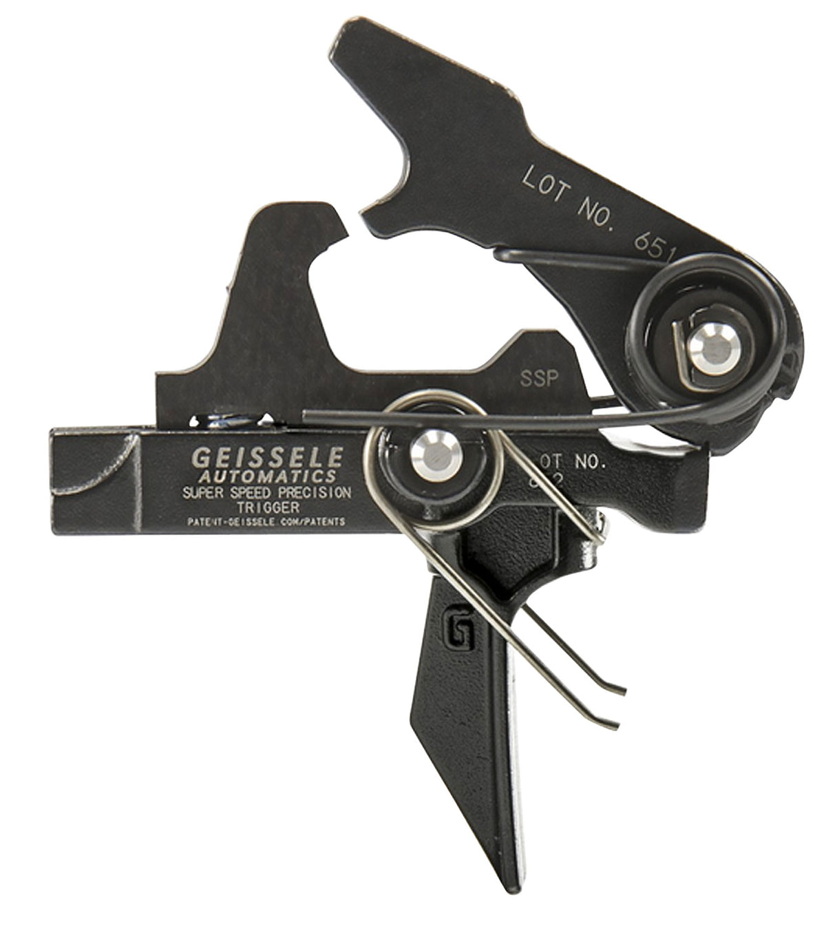 Geissele Automatics Super Speed Precision Flat Bow Trigger Black Oxide AR Platform
