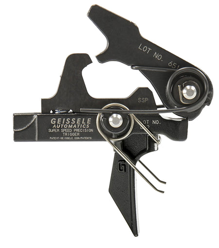 Geissele Automatics Super Speed Precision Flat Bow Trigger Black Oxide AR Platform